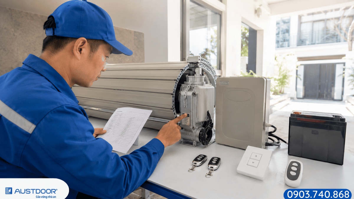 Checklist kiểm tra báo giá hợp đồng và bảo hành cửa cuốn Austdoor