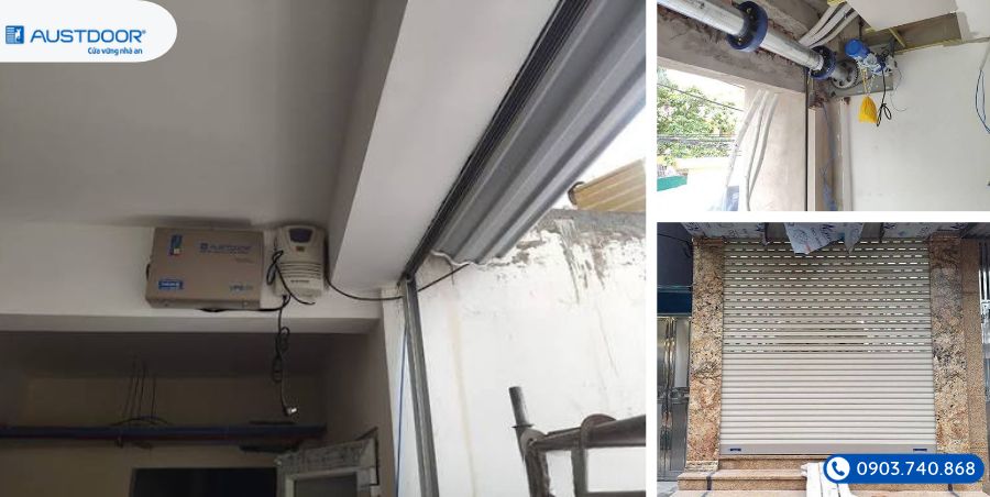 Kiểm tra ô chờ và mặt tiền trước khi chọn cửa cuốn khe thoáng