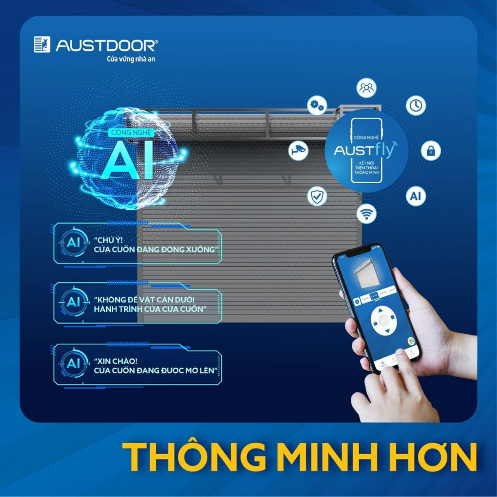 Bộ tời Austdoor S200 chính hãng
