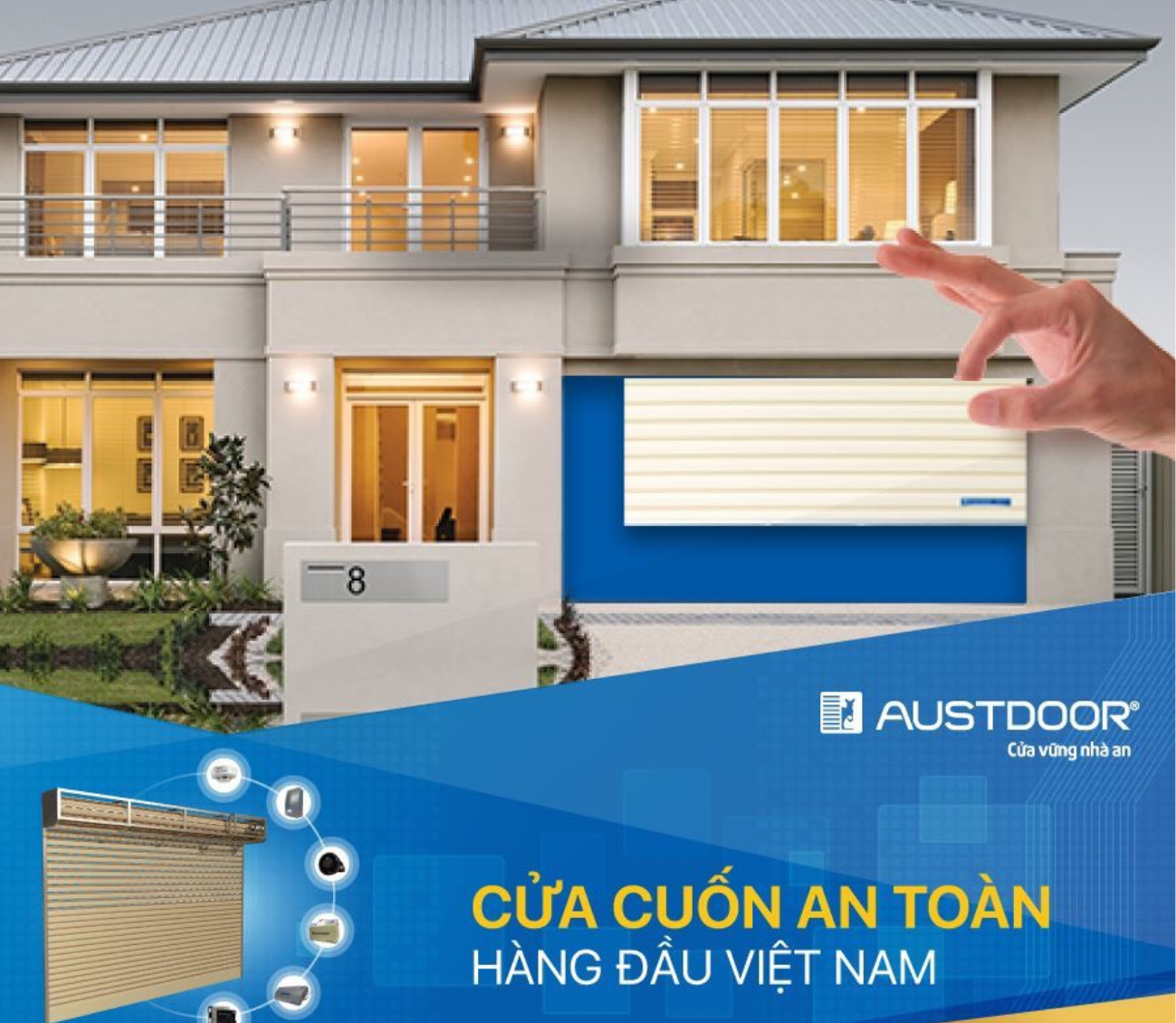 Cửa Cuốn Austdoor E51 Chính Hãng