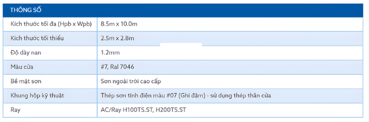 Cửa Cuốn Chống Cháy AF100