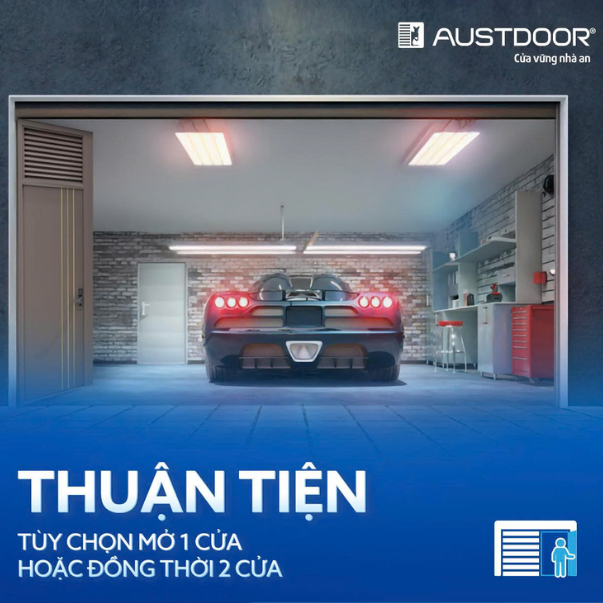 Cửa Thoát Hiểm 2 Trong 1 Austdoor Chính Hãng