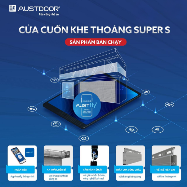 Cửa cuốn khe thoáng super S8
