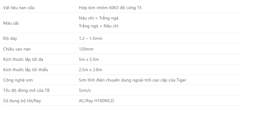 Cửa cuốn nan bản lớn Line-Art L120