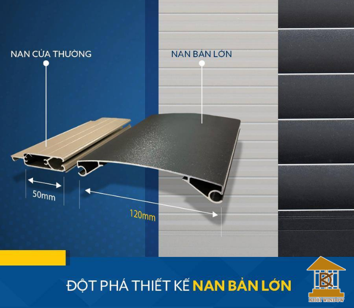 Cửa cuốn nan bản lớn Line-Art L120
